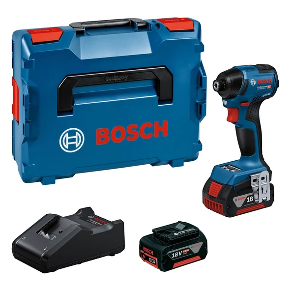 Bosch GDR 18V-220 C 2x4.0Ah Çift Akülü Darbeli Somun Sıkma Makinesi - 1
