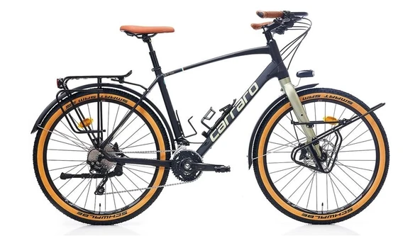 CARRARO CR-T TRAIL ERKEK ŞEHİR BİSİKLETİ 480H HD 27.5 JANT 30 VİTES MAT SİYAH YEŞİL KAMUFLAJ - 1