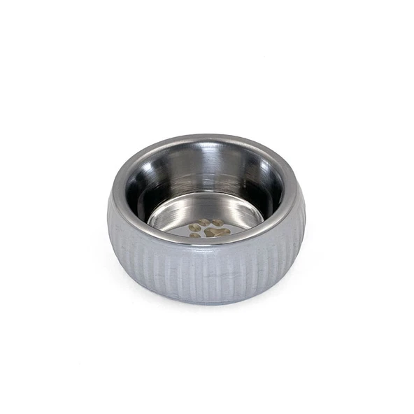 Mikopet Organik Seramik Mama Kabı Gri - 8