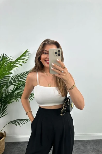 Kadın Yüksek Bel Hürrem Pantolon - Resim 3