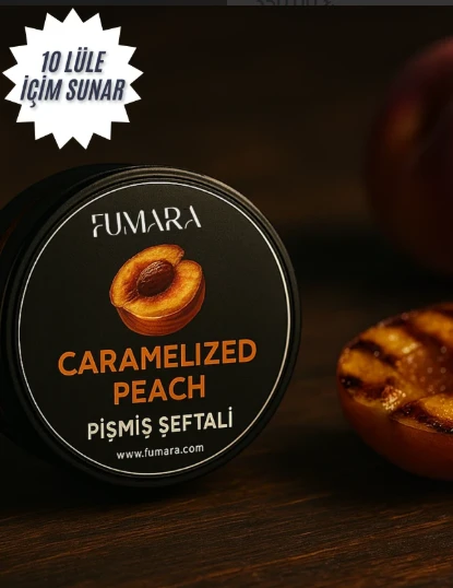 Fumara Pişmiş Şeftali Aromalı Nargile Marmelatı 200gr. Nargile Reçeli ürün görseli 1