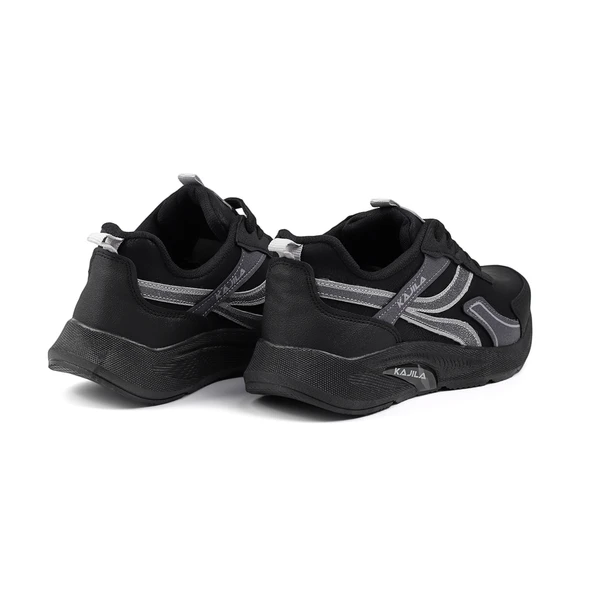 Unisex Siyah Özel Tasarım Modern Konforlu Rahat Sneaker Günlük Yürüyüş Ayakkabısı - Resim 2