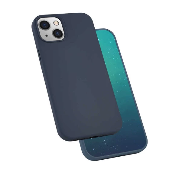 Apple iPhone 13 Mini Kılıf Zore Silk Kadife İç Yüzey Kılıf - Resim 7