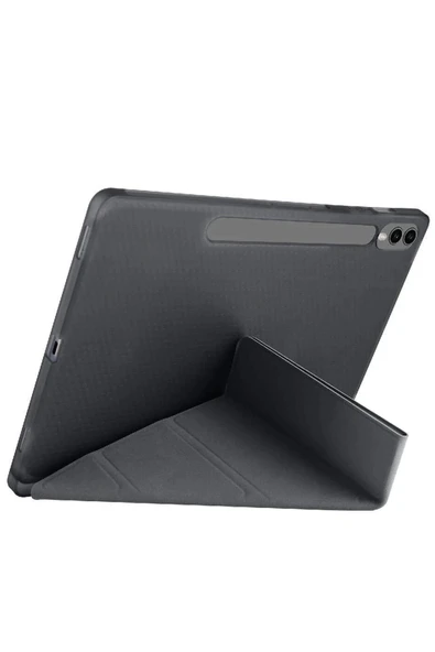 Samsung Galaxy X610 Tab S9 FE Plus 12.4 Kılıf Kalemlikli Mars Tablet Kılıfı - Siyah - 2