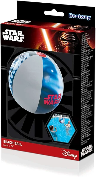 Bestway - 91204 Star Wars Death Star Çocuklar Için Şişme Deniz Havuz Topu - 4