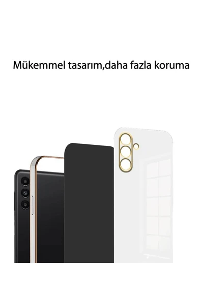 Samsung Galaxy M15 Kılıf Volet Silikon - Siyah - 2
