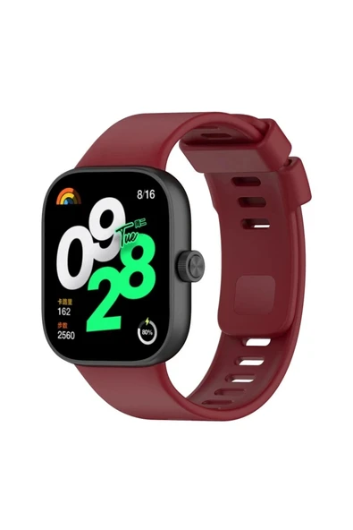 Xiaomi Redmi Watch 4 Klasik Kordon - Bordo - 1