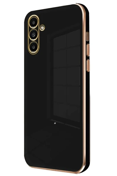 Samsung Galaxy M15 Kılıf Volet Silikon - Siyah - 1