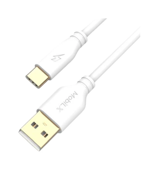 MobiLX MU-03 3.4A Bakır Uç Silikon USB to Type-C Şarj ve Data Kablosu (1m) - 4