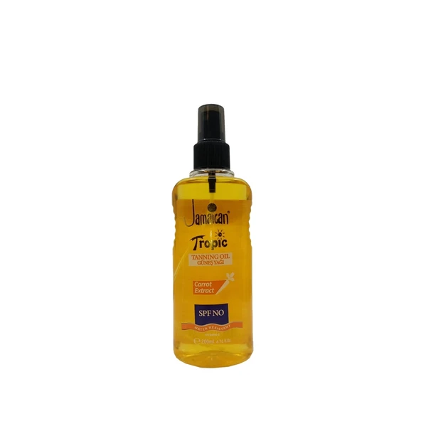Jamaican Tropic Güneş Yağı Havuç SPF NO 200 ml - 1
