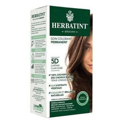 Herbatint 5D Chatain Dore Açık Altın Kestane Saç Boyası 150ml ürün görseli 1