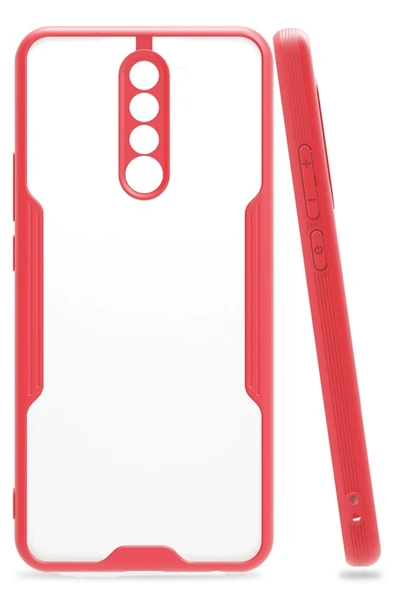 Xiaomi Redmi Note 8 Pro Kılıf Platin Silikon - Pembe - 1