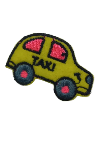 Aplike Ütü İle Yapışan Taxi Arma 3x2,5 cm ürün görseli