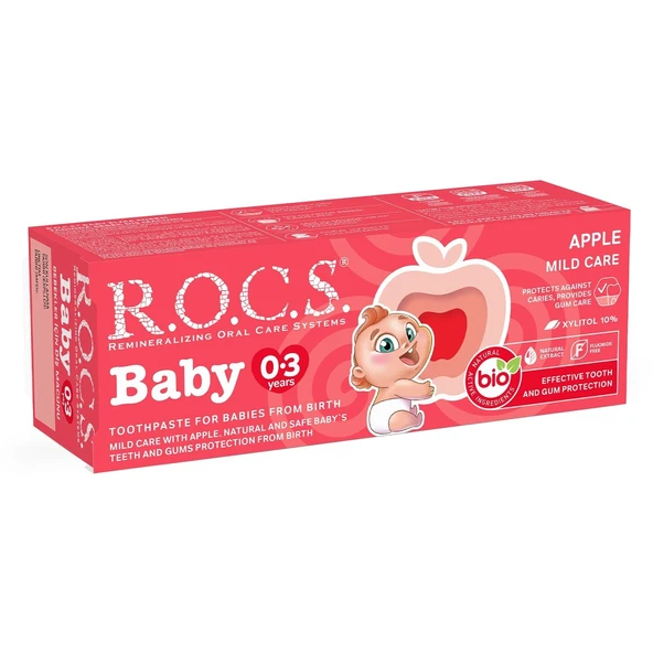 R.O.C.S.Baby Diş Macunu 35ml 0-3 Yaş Elma - 2
