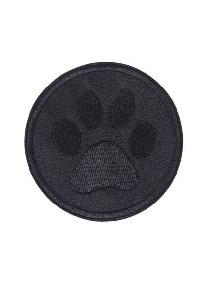 Aplike Ütü İle Yapışan Siyah Pati Arma 5 cm ürün görseli