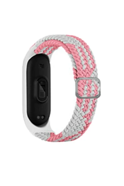 Xiaomi Mi Band 7 Star Kordon - Pembe-Beyaz - 1
