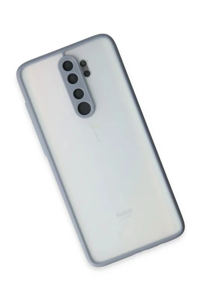 Xiaomi Redmi Note 8 Pro Kılıf Montreal Silikon Kapak - Gri - 3