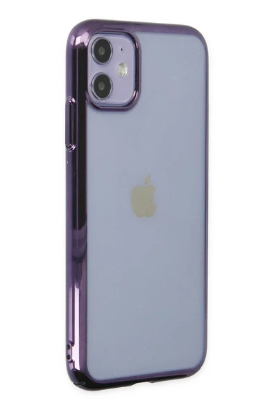 iPhone 12 Kılıf Element Silikon - Mor - 2