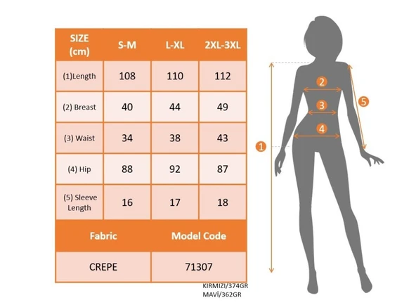 Kadın Kısa Kollu V Yakalı önden Pileli Midi Janjan Krep Elbise - Resim 7
