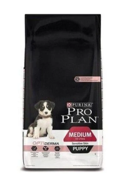 Pro Plan Puppy Medium Sensitive Skin Somonlu Orta Irk Yavru Köpek Maması 12 Kg ürün görseli