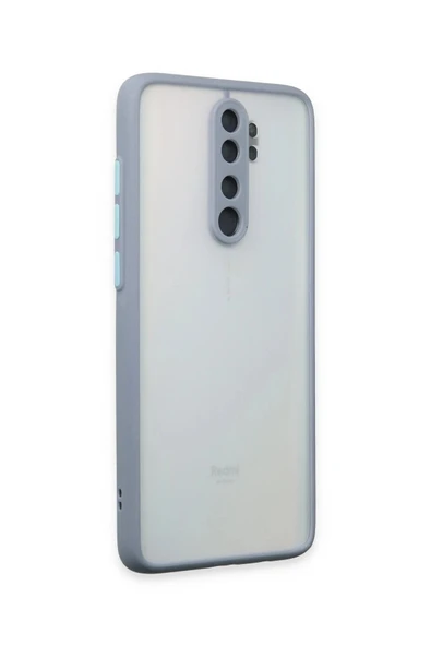 Xiaomi Redmi Note 8 Pro Kılıf Montreal Silikon Kapak - Gri - 2