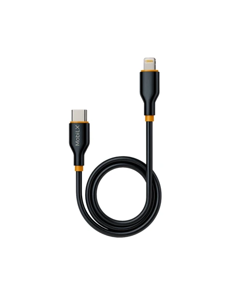 MobiLX MU-08 27W PD Silikon Type-C to Lightning Hızlı Şarj ve Data Kablosu (1m) - 4