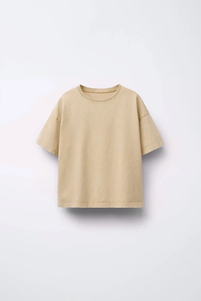 Unisex Basic Kısa Kollu Çocuk T-Shirt - 3