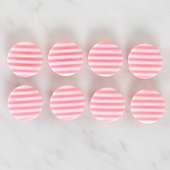 Loren Crafts 8'li Desenli Düğme - 1105 - Resim 2