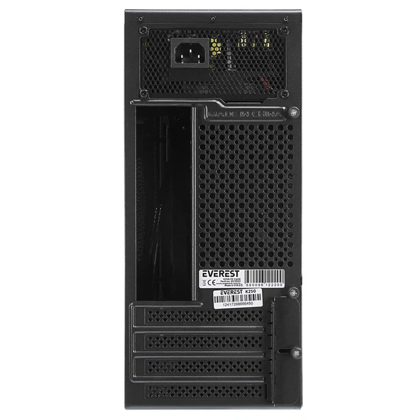 Everest K250 PEAK 250 W Mid Tower ATX Bilgisayar Kasası ürün görseli 1