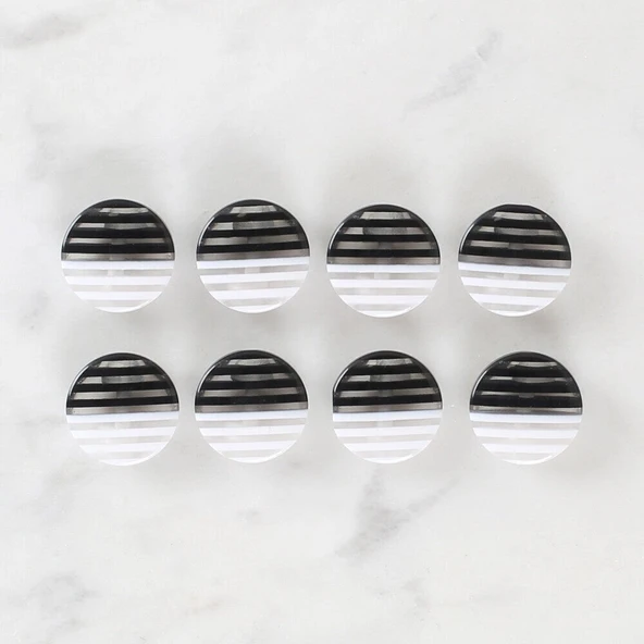 Loren Crafts 8'li Desenli Düğme - 1089 - Resim 4