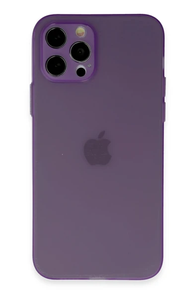 iPhone 12 Pro Kılıf Puma Silikon - Koyu Mor - 1