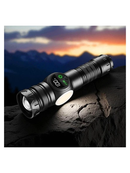 Panther PT-8438 USB Şarjlı Fener - 1