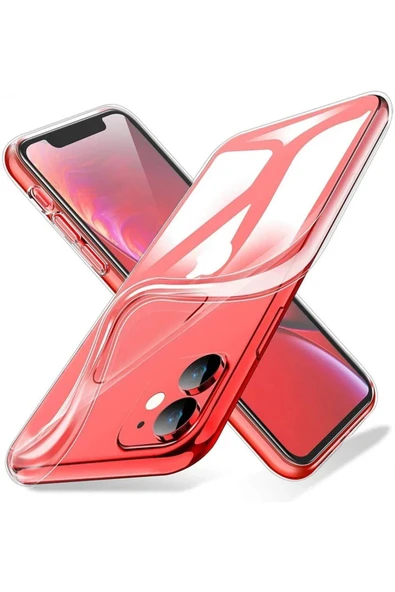 iPhone 11 Kılıf Lüx Şeffaf Silikon - 3