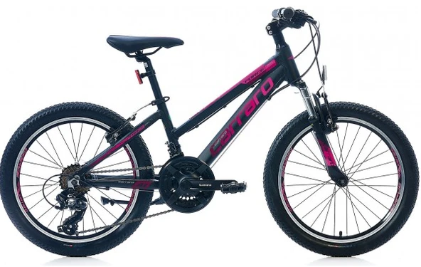 CARRARO FORCE 201 20 JANT  250H 21-V VB MAT SIYAH-FUSIA-BEYAZ ürün görseli 1