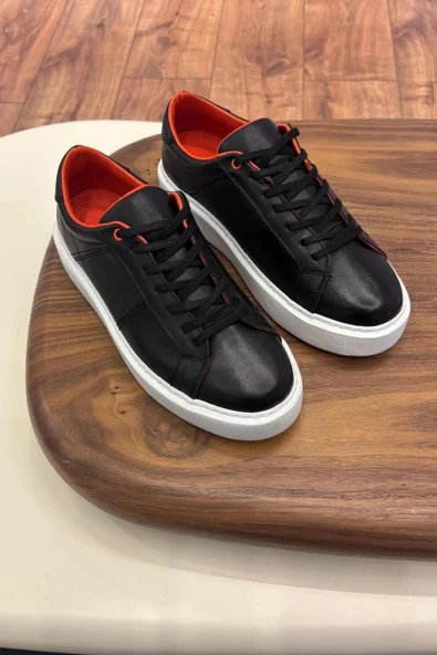 PARİS HAKİKİ DERİ ERKEK SNEAKERS - ERKEK SPOR AYAKKABI