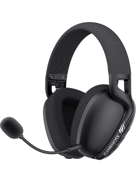 Havit Gamenote Fuxi-H6 Gaming Mikrofonlu Oyuncu Kulaklığı 7.1 - 4 Modlu (Bt, 2.4ghz, Type-C, 3.5mm) SİYAH - 5