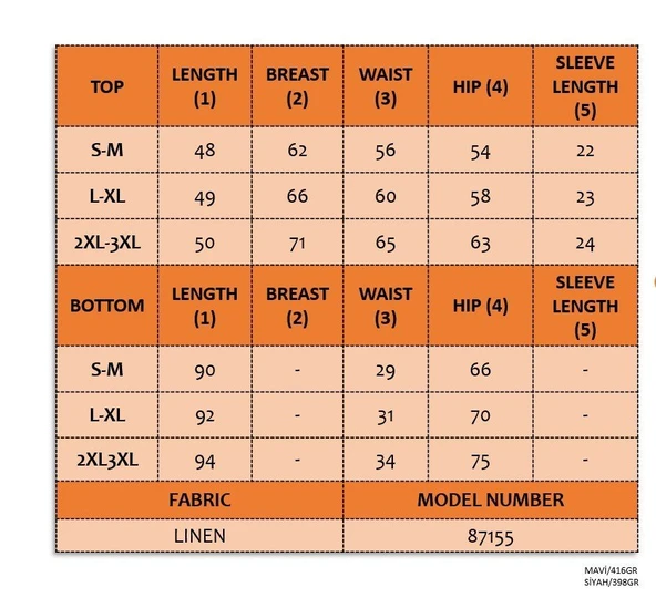 Kadın Kısa Kollu Bisiklet Yaka Bluz Etekli Ithal Keten Ikili Takım - Resim 7