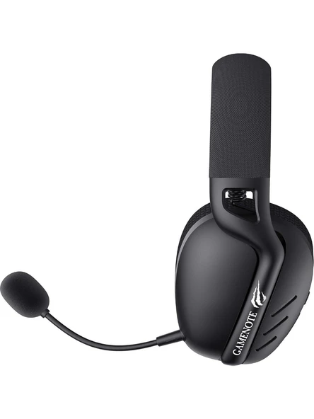 Havit Gamenote Fuxi-H6 Gaming Mikrofonlu Oyuncu Kulaklığı 7.1 - 4 Modlu (Bt, 2.4ghz, Type-C, 3.5mm) SİYAH - 3