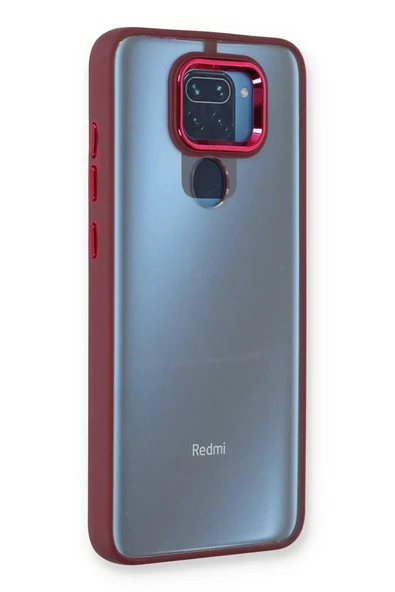 Xiaomi Redmi Note 9 Kılıf Dora Kapak - Kırmızı ürün görseli