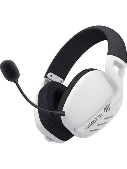 Havit Gamenote Fuxi-H6 Gaming Mikrofonlu Oyuncu Kulaklığı 7.1 - 4 Modlu (Bt, 2.4ghz, Type-C, 3.5mm) BEYAZ - 5