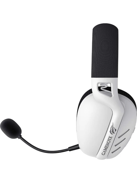 Havit Gamenote Fuxi-H6 Gaming Mikrofonlu Oyuncu Kulaklığı 7.1 - 4 Modlu (Bt, 2.4ghz, Type-C, 3.5mm) BEYAZ - 3