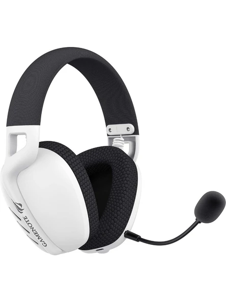 Havit Gamenote Fuxi-H6 Gaming Mikrofonlu Oyuncu Kulaklığı 7.1 - 4 Modlu (Bt, 2.4ghz, Type-C, 3.5mm) BEYAZ - 2