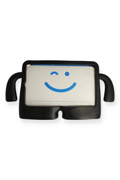 iPad 10.2 (7.nesil) Kılıf Karakter Tablet Silikon - Siyah