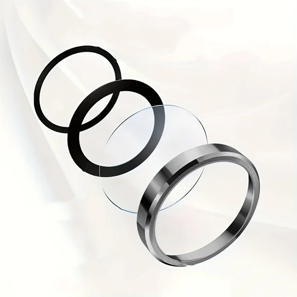 Zipax Apple iPhone 17 Pro Ultra İnce Kamera Lens Koruyucu Zr-Mikro - Resim 3