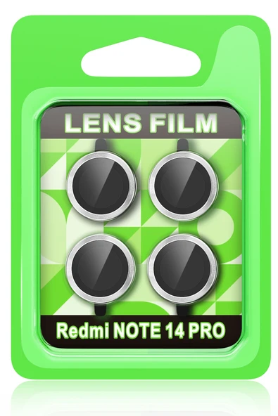 Zipax Xiaomi Redmi Note 14 Pro 5G Kamera Lens Koruyucu Cam Metal  Azn-Raze ürün görseli 1