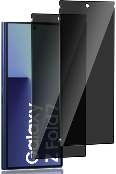 Zipax Samsung Galaxy Z Fold 7 Ekran Koruyucu Cam Hayalet Privacy Gizli 5DPrivacy ürün görseli 1