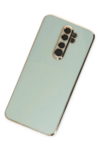 Xiaomi Redmi Note 8 Pro Kılıf Volet Silikon - Açık Yeşil - 3