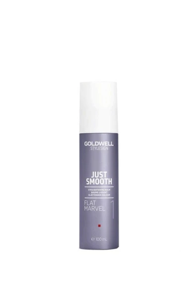 Goldwell Just Smooth Flat Marvel 1 Isı Koruyucu Düzleştirici Balm 100 ml - 1