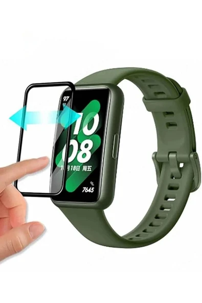 Huawei Band 6 Polymer Nano Ekran Koruyucu - Şeffaf - 2