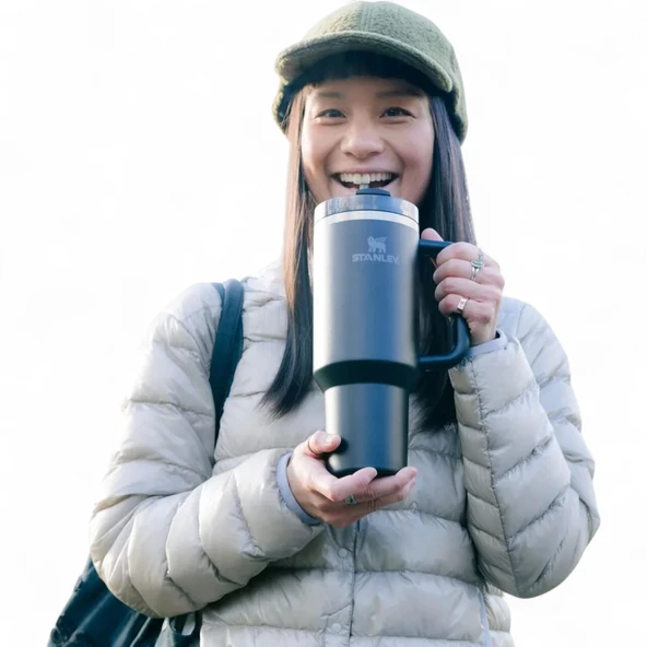 Stanley Quencher H2.O FlowState Tumbler Pipetli Termos 1.18L - Resim 3